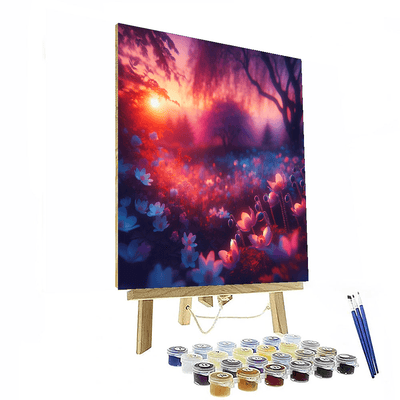 Twilight Garden Serenity Numbered Painting Kits