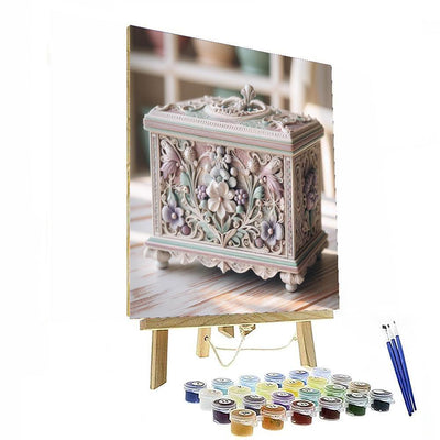 Vintage Music Box Paint By Numbers Kits