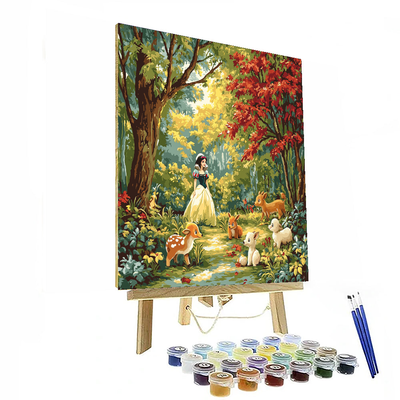 Snow White Forest Gathering - Disney Inspired Numbered Painting Kits