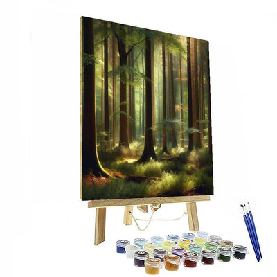 Timeless Woodland Retreat Number Painting