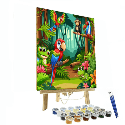 Rainforest Adventure Quest Painting By Numbers Kit