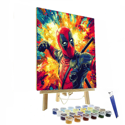 Ryan Reynolds: The Humorous Hero Of Cinema Paint By Numbers Kits