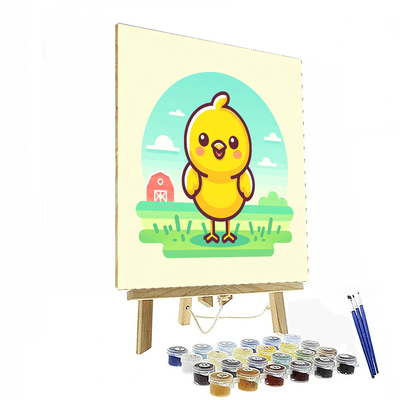 Chirpy Chick Number Painting