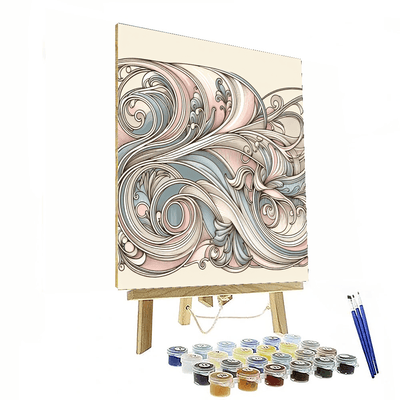 Glamorous Art Nouveau Elegance DIY Paint By Numbers