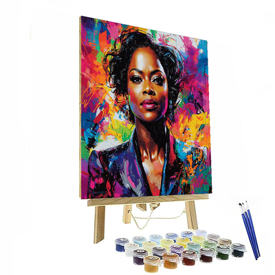 Viola Davis: The Authentic Voice Of Power Paint By Number