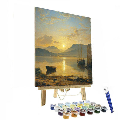 J.M.W. Turner Inspired Turner's Tranquil Horizon  Numbered Painting Kits