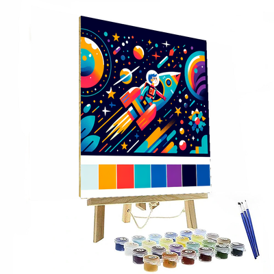 Space Hero Adventure Paint By Numbers