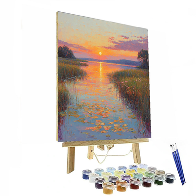 Claude Monet Inspired Fleeting Moments  Paint By Numbers Kits