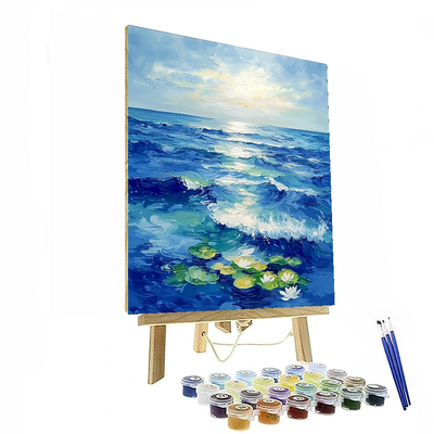 Claude Monet Inspired Oceanic Reverie  Paint By Numbers Art