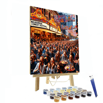 Melbourne International Comedy Festival - Melbourne Paint By Numbers Art