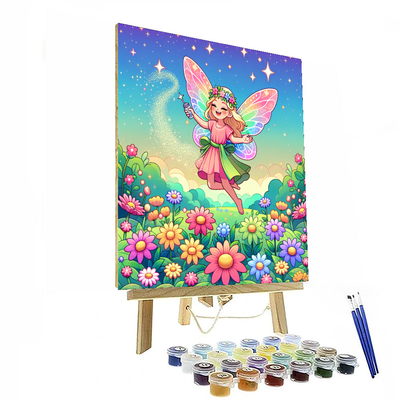 Sparkly Fairy Dust Paint By Numbers Art