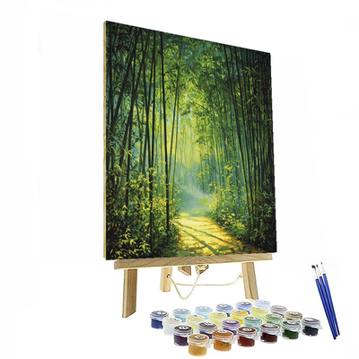 Bamboo Grove Of Arashiyama Paint By Numbers Kits