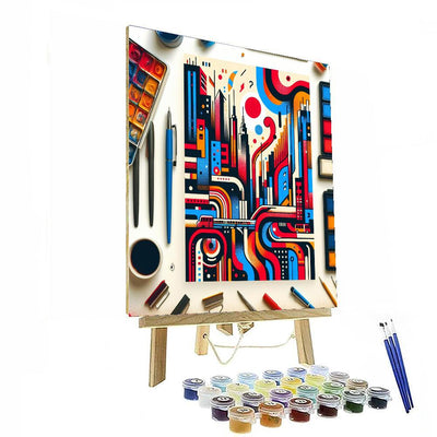 Urban Graffiti Delight Numbered Painting Kits