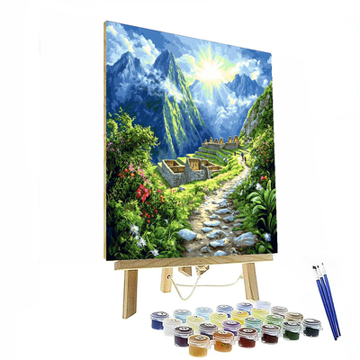 Hiking The Inca Trail Painting By Numbers Kit