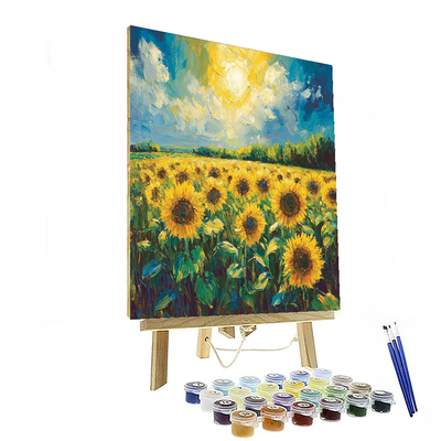 Vincent Van Gogh Inspired A Day In The Sun  Numbered Painting Kits