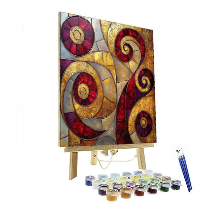 Gustav Klimt Inspired Eternal Patterns  Paint By Numbers Art