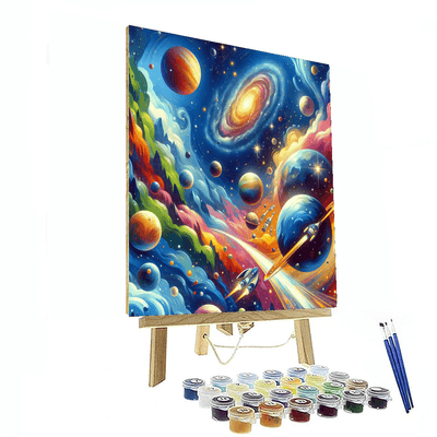 Celestial Galaxy Exploration Numbered Painting Kits