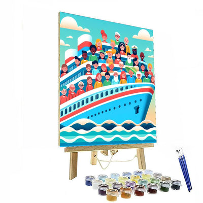 Ocean Adventure Cruise Paint By Numbers