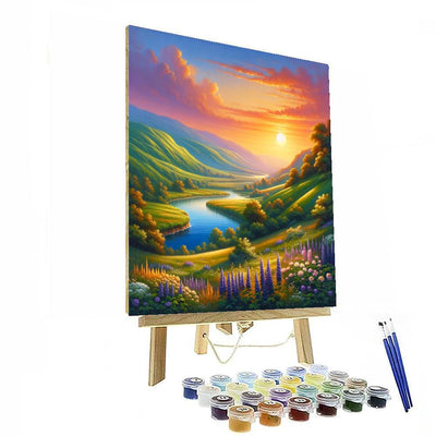 Serene Landscape Scenery Paint By Numbers