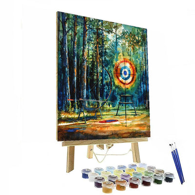 Robin Hood's Archery Adventure Set - Disney Inspired Paint By Numbers Art