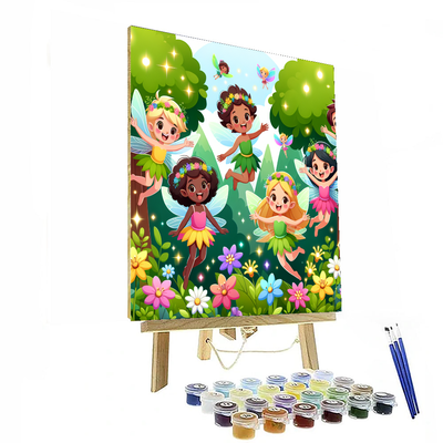 Friendly Fairy Encounter Paint By Color