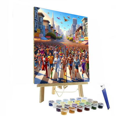 Bay To Breakers Painting Number Kit