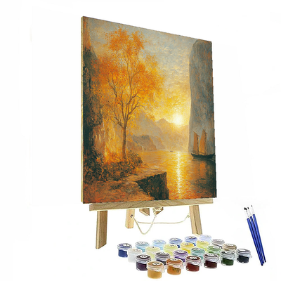 J.M.W. Turner Inspired Golden Autumn Bliss  DIY Paint By Numbers