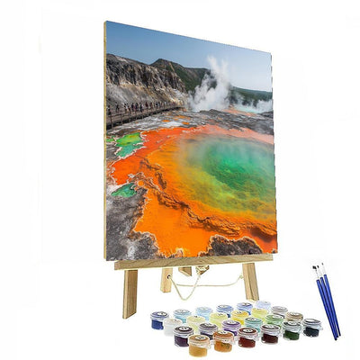 Wai-o-tapu Thermal Wonderland - New Zealand Numbered Painting Kits