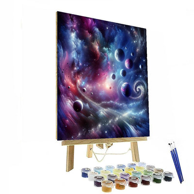 Galactic Explorer's Haven Painting By Numbers Kit