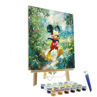 Mickey Mouse's Grand Adventure - Disney Inspired Paint By Numbers Art