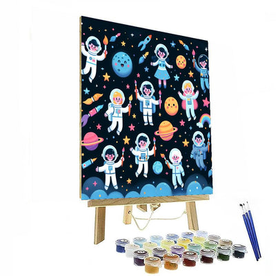 Artful Adventures In Space DIY Paint By Numbers