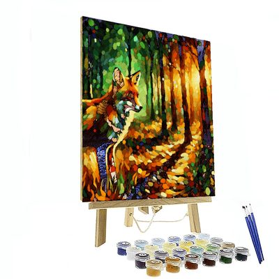 Fox's Mystery Paint By Numbers Art