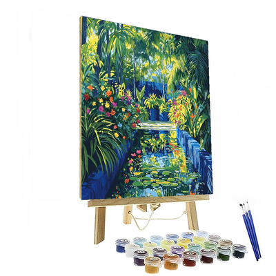 Jardin Majorelle - Marrakech Numbered Painting Kits