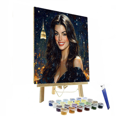 Anne Hathaway: Enchanting The World From Gotham To Les Misérables Paint By Numbers Art