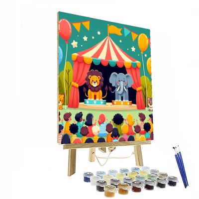 Fantasy Circus Extravaganza Number Painting