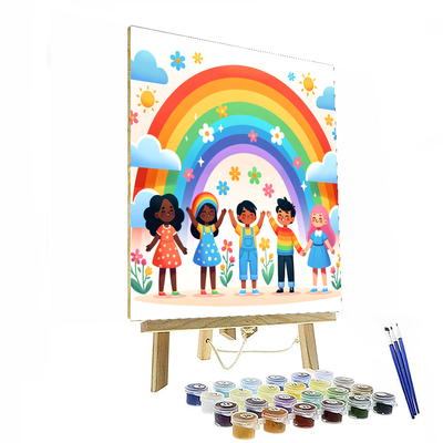 Radiant Rainbow Journey Paint By Numbers Kits