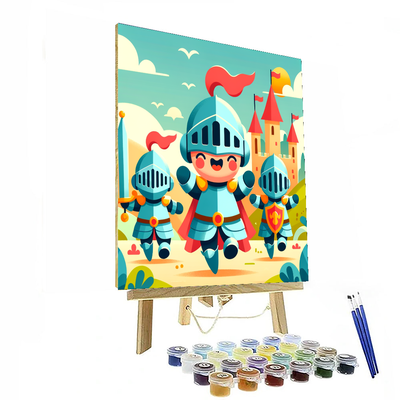 Brave Little Knights Paint By Numbers