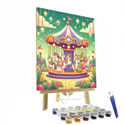 Enchanted Carousel Journey Painting By Numbers Kit