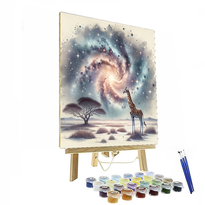 Galaxy Giraffe Paint By Numbers