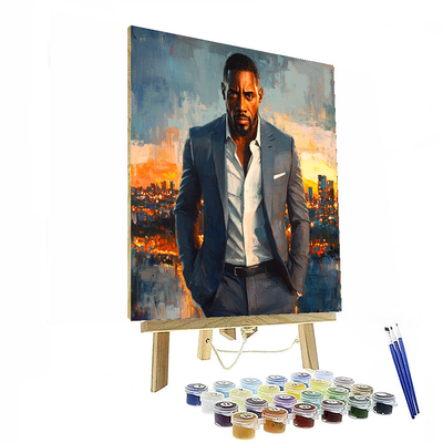 Idris Elba: Captivating Charisma On A Global Scale Paint By Numbers Kits