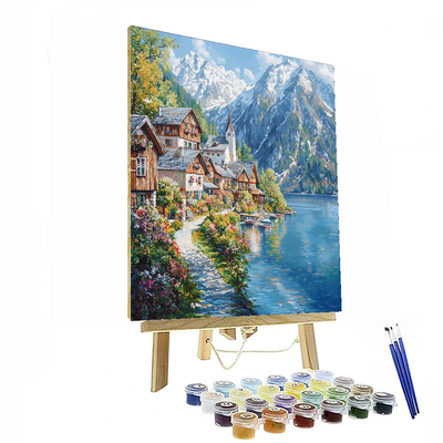 Hallstatt Lakeside Village Paint By Numbers Kits