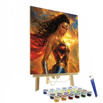 Gal Gadot: The Amazonian Grace Of Wonder Woman Paint By Number