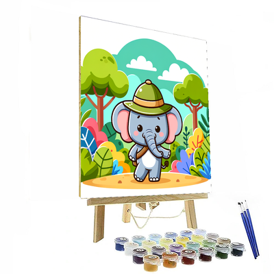 Jungle Explorer Elephant Numbered Painting Kits