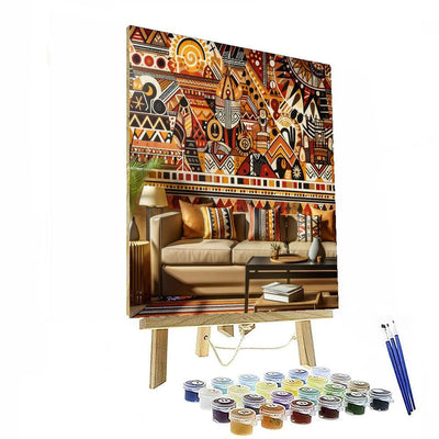 Vivid Tribal Inspiration Painting By Numbers Kit