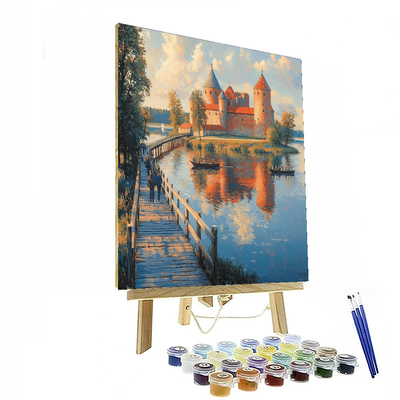 Trakai Island Castle - Lithuania Numbered Painting Kits