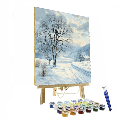 Caspar David Friedrich Inspired Stillness Of Winter  Paint By Numbers Kits