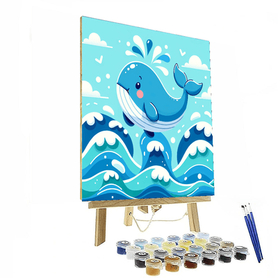 Wacky Whale Painting By Numbers Kit