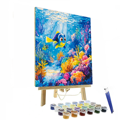 Dory's Finding Adventure - Disney Inspired Number Painting