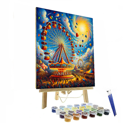 Dazzling Carnival Celebration Numbered Painting Kits