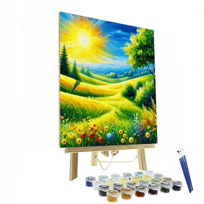 Radiant Summer's Day Painting By Numbers Kit